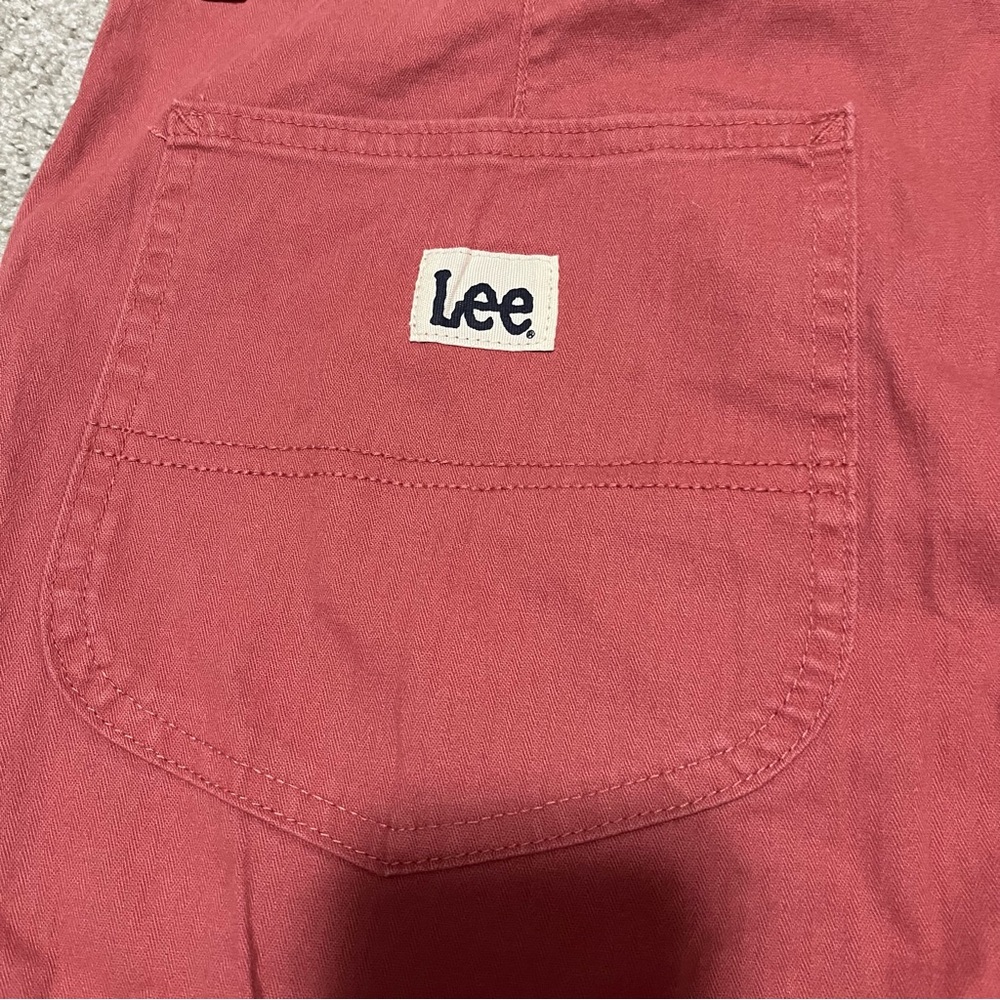 NWT Lee Size 16 medium women’s mauve cinnamon pink straight leg cropped pant - Picture 12 of 12
